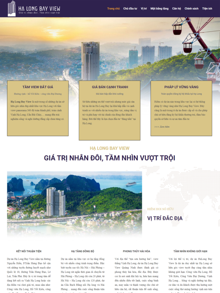 Mẫu web bất động sản 011