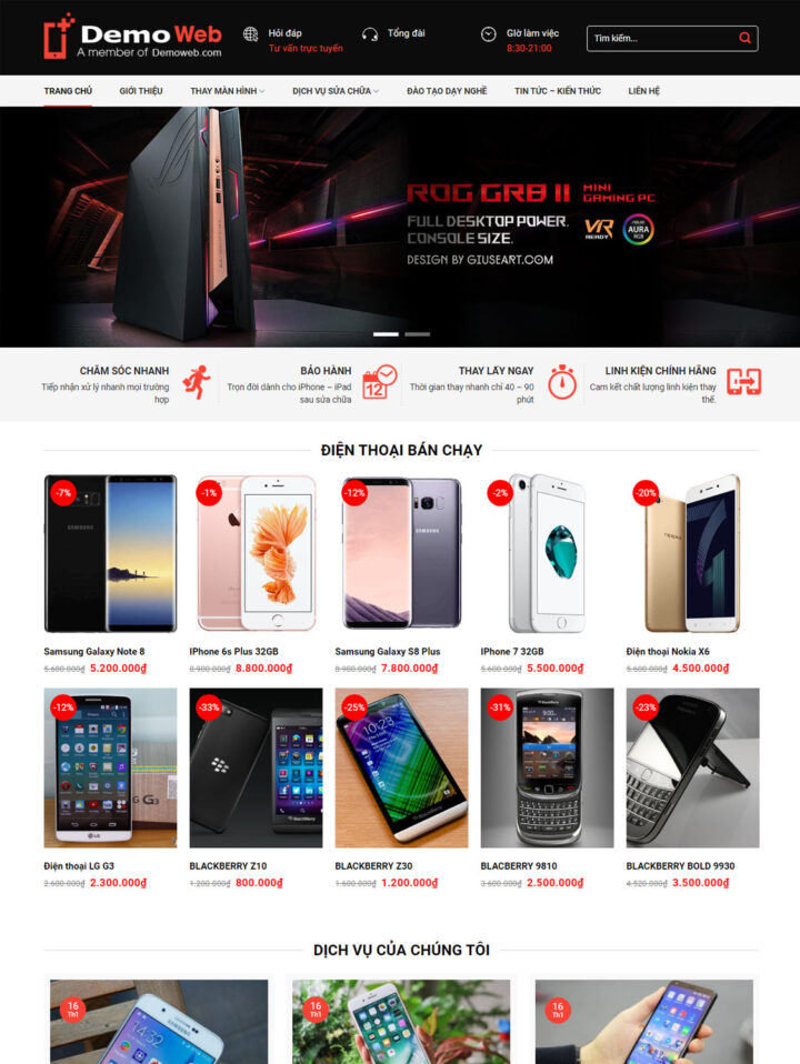 Mẫu Web 133