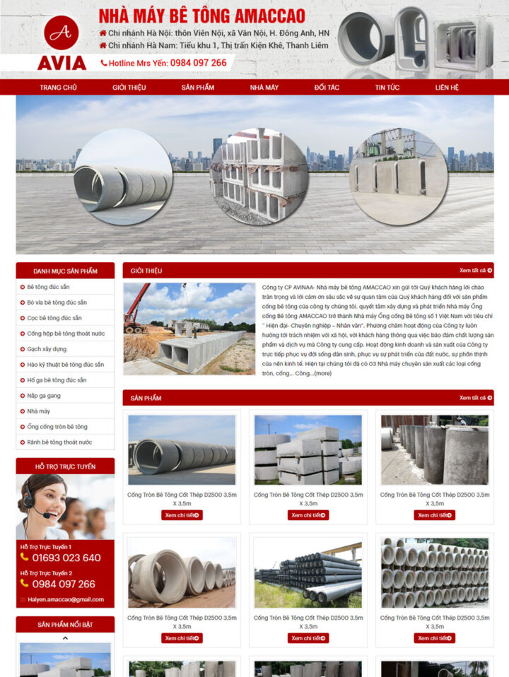 Mẫu web 033