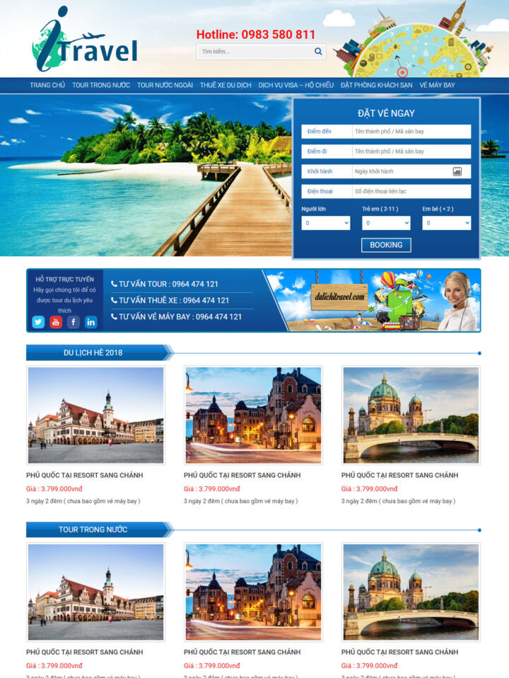 Mẫu web 055