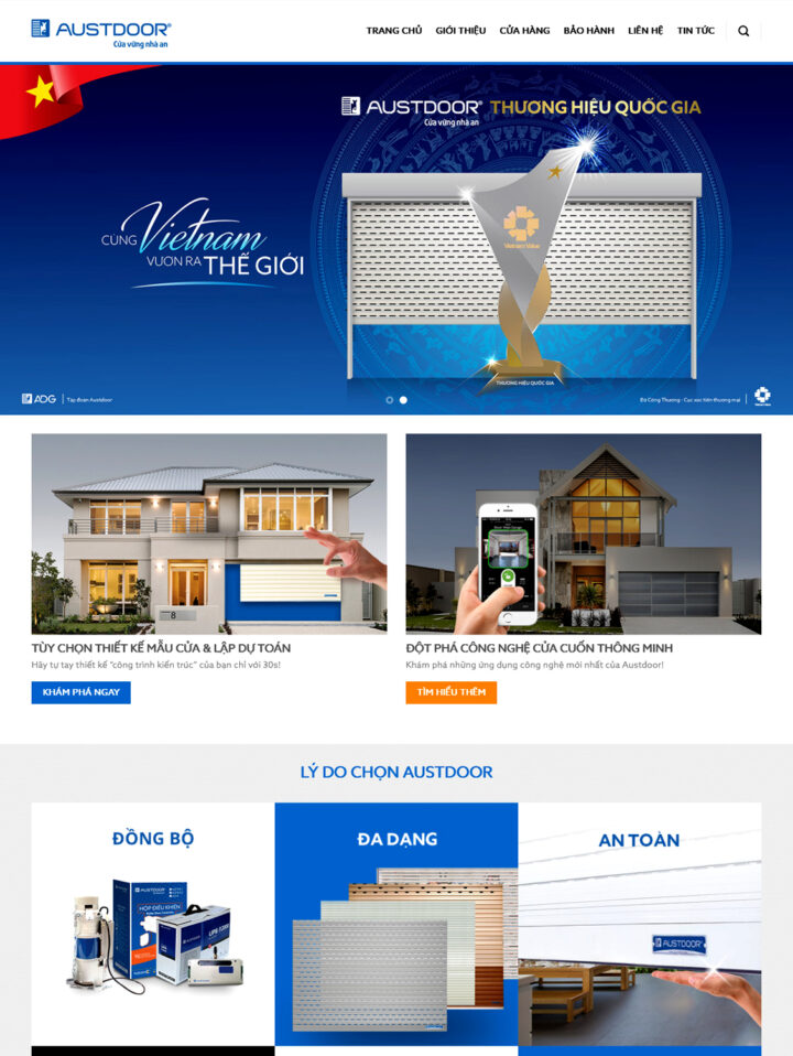 Mẫu website công nghệ 002