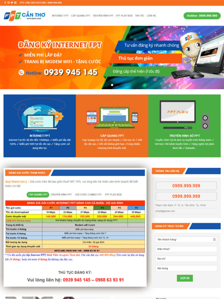 Mẫu website dịch vụ 004
