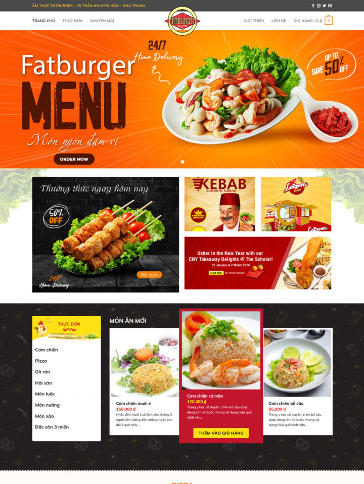 Mẫu website ẩm thực 037