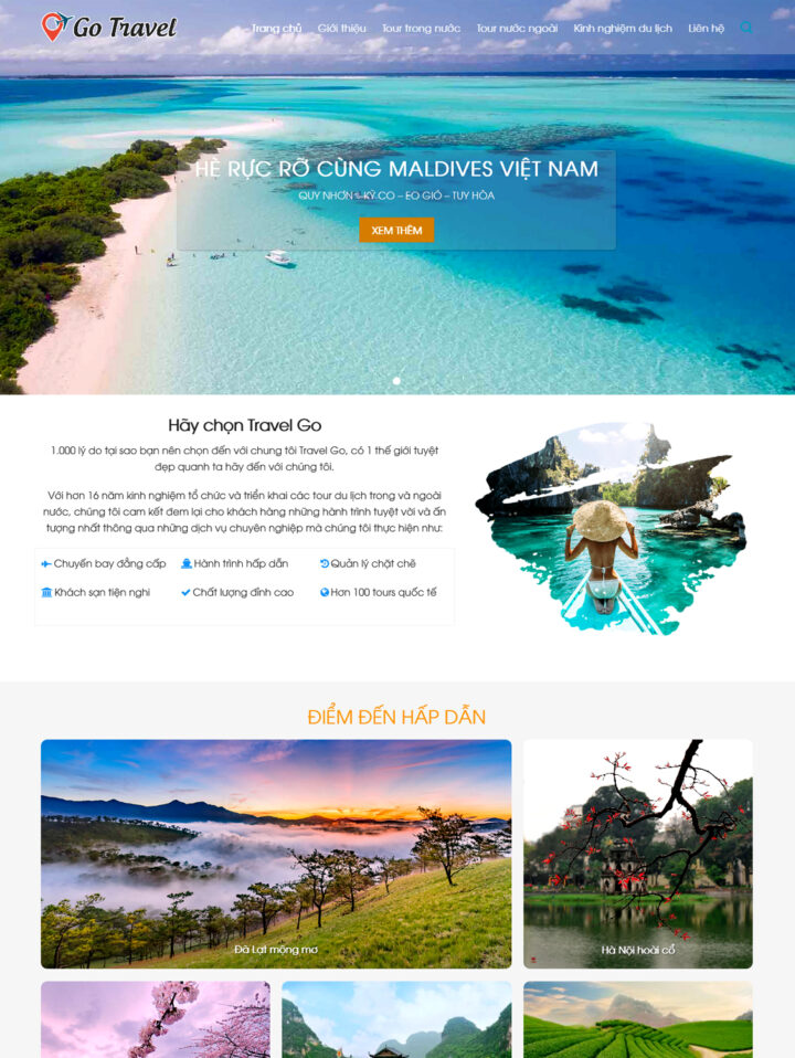 Mẫu website du lịch 016