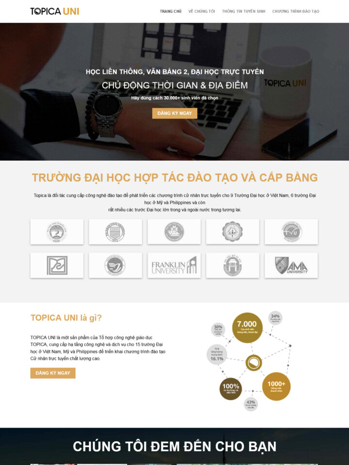 Mẫu website giáo dục 002