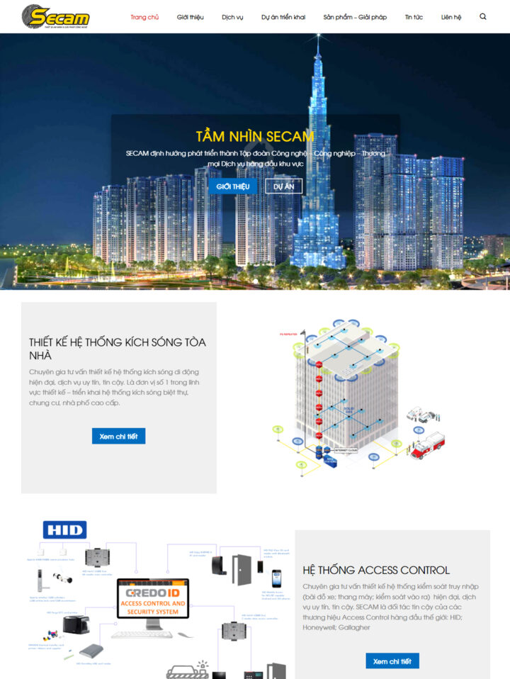 Mẫu website dịch vụ 024