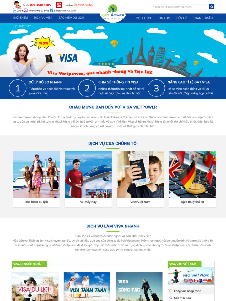 Mẫu website dịch vụ 027