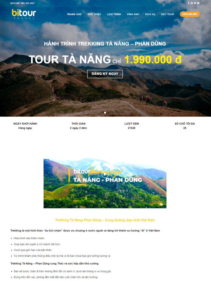 Mẫu website du lịch 027