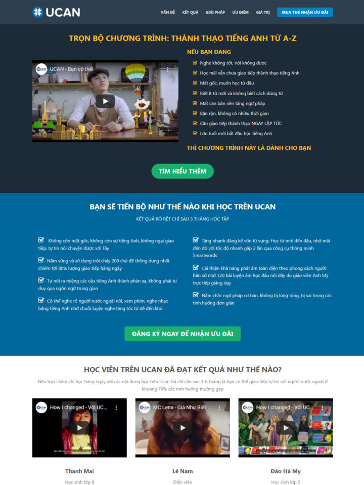 Mẫu website giáo dục 034