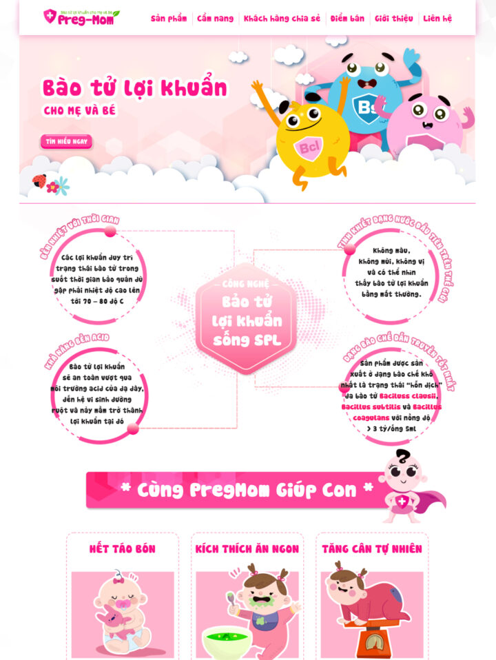 Mẫu website mỹ phẩm 068