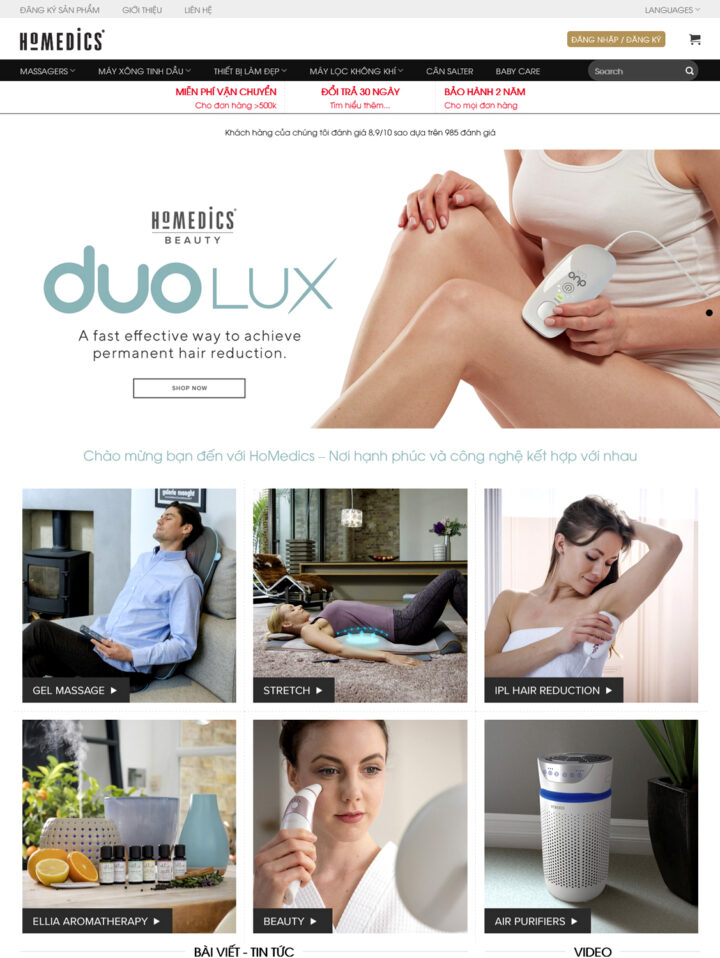 Mẫu website thời trang 044