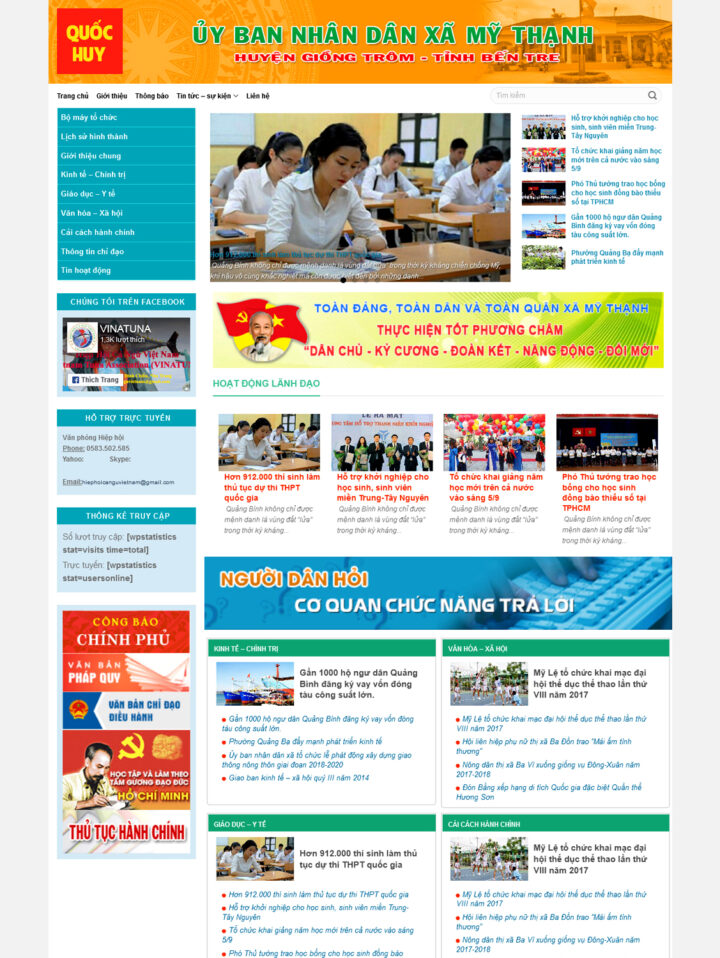 Mẫu website tin tức 012